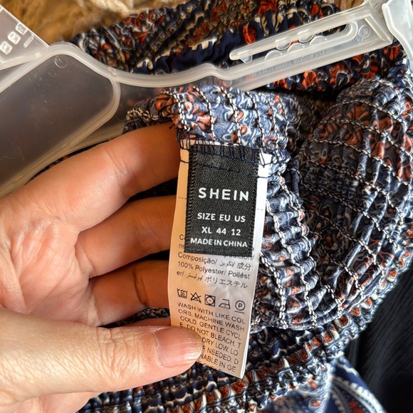 Never worn! Strapless Patterned Jumpsuit - Picture 3 of 3